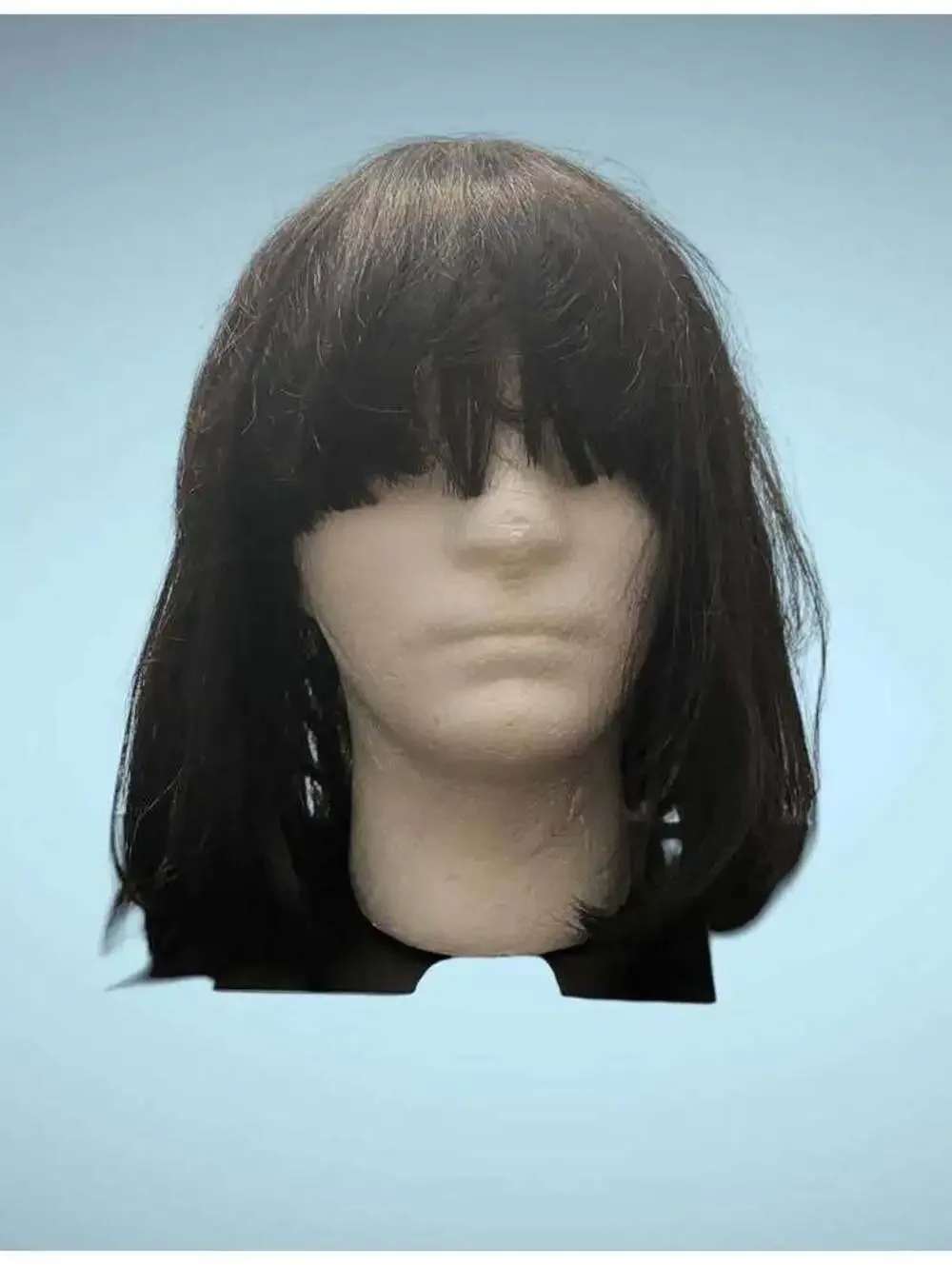 Black Bob Wig with Bangs